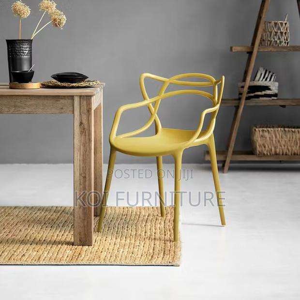 Dining Chairs; Heavy Plastic Dining and Outdoor Chairs - thumbnail 7