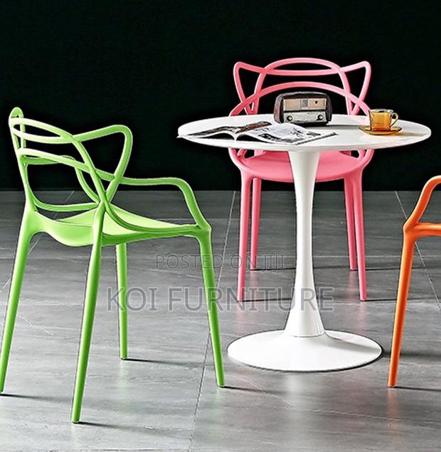 Dining Chairs; Heavy Plastic Dining and Outdoor Chairs - thumbnail 8