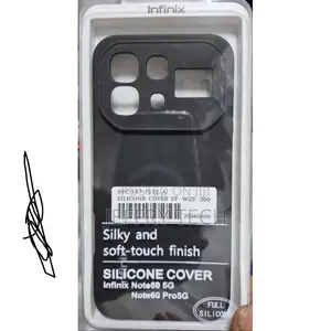 Silicon Back Case for Infinix Note 60 5g / Note 60 Pro 5g - Black