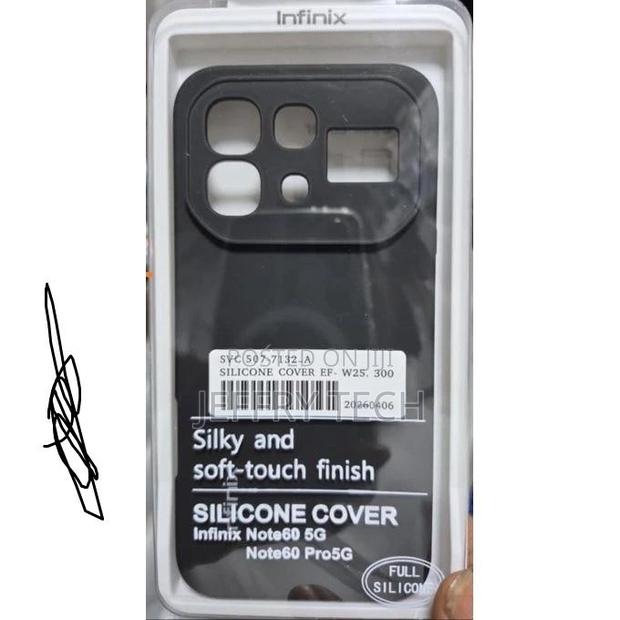 Silicon Back Case for Infinix Note 60 5g / Note 60 Pro 5g - Black - thumbnail 2