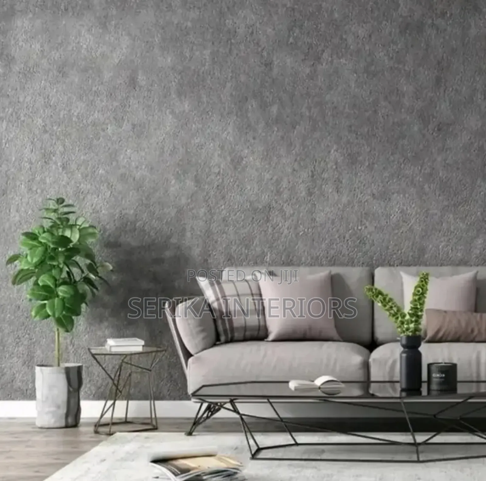 Grey Textured Contact Paper Contact Paper Environmental Friendly