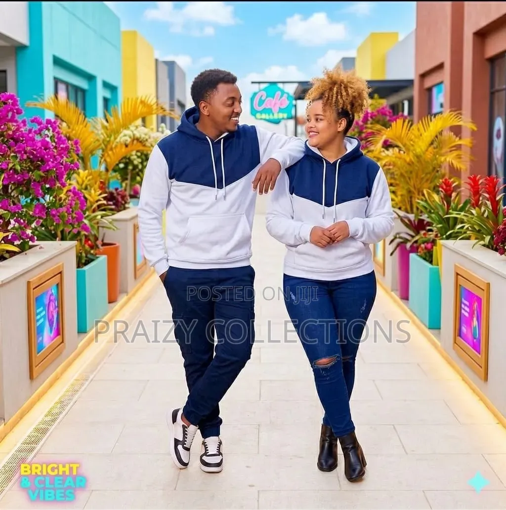 Color Blocked Unisex Hoodies -High Quality