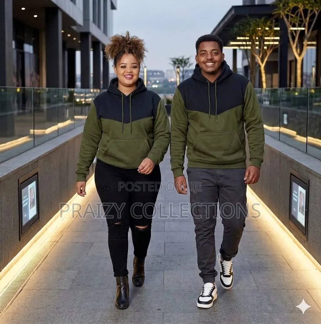 Color Blocked Unisex Hoodies -High Quality