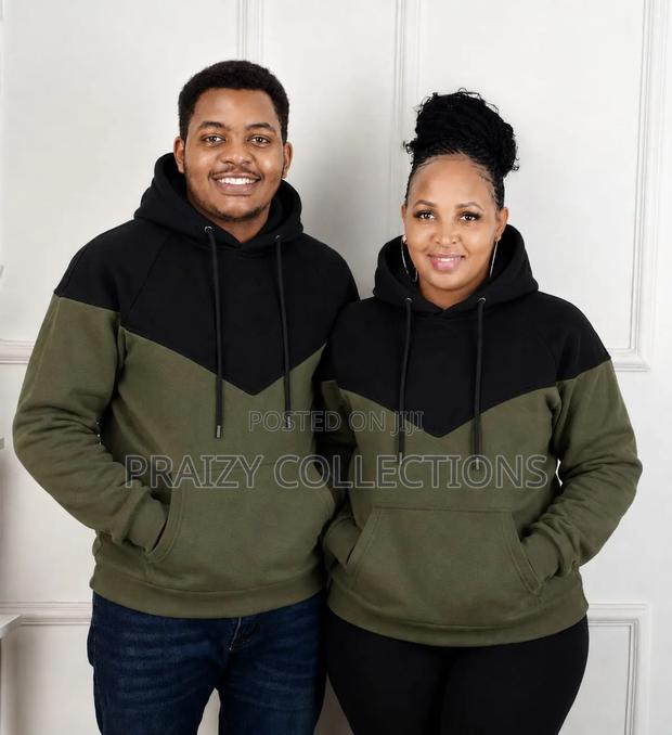 Color Blocked Unisex Hoodies -High Quality - thumbnail 11