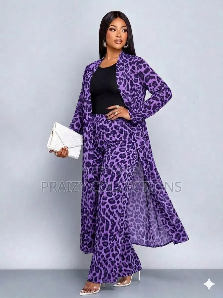 Chiffon Three Pieces Kimono Set