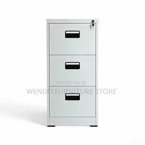 Office Cabinet; Three Drawers Steel Lockable Cabinets
