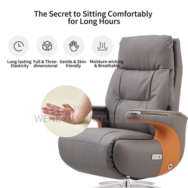 Office Chairs; Seniors Executive Leather Office Seats - thumbnail 10