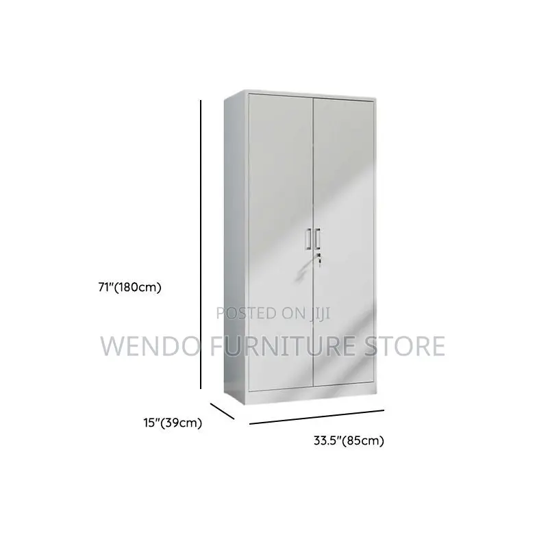 Office Cabinets; Steel Filing Cabinet With Lockable Doors and Shelves