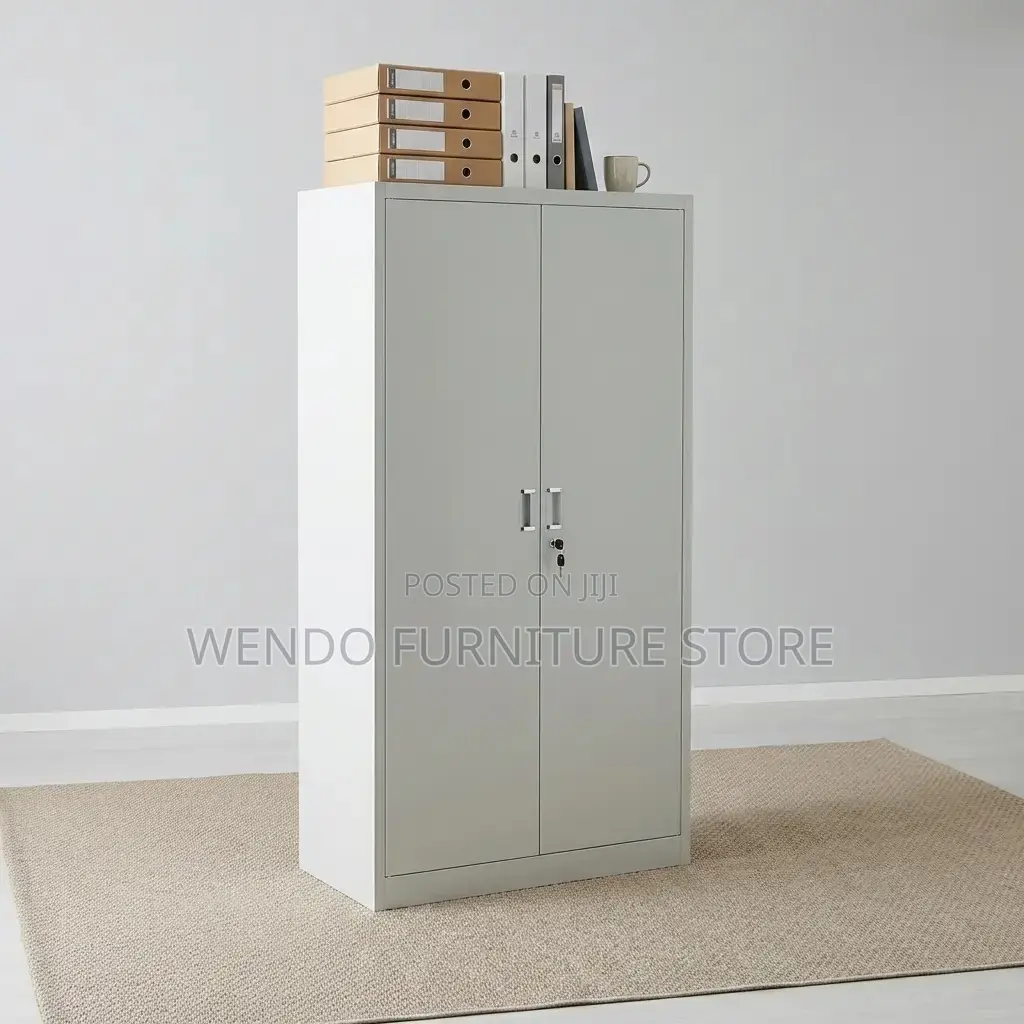 Office Cabinets; Steel Filing Cabinet With Lockable Doors and Shelves