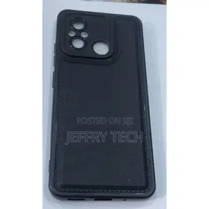 Silicon Protective Back Case for Redmi 12c - Black