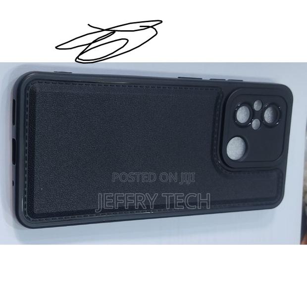 Silicon Protective Back Case for Redmi 12c - Black - thumbnail 2