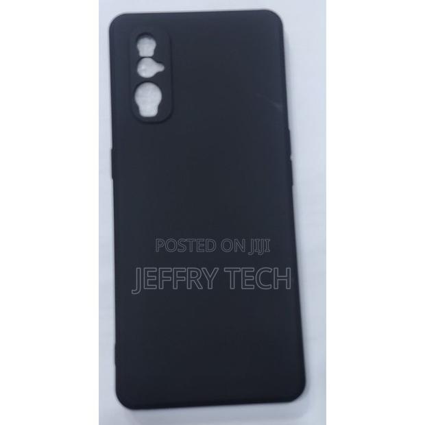 Silicon Back Case for Oppo Find X2- Black
