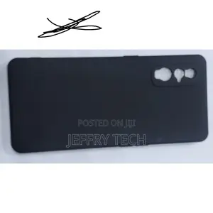 Silicon Back Case for Oppo Find X2- Black