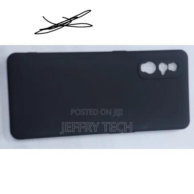 Silicon Back Case for Oppo Find X2- Black