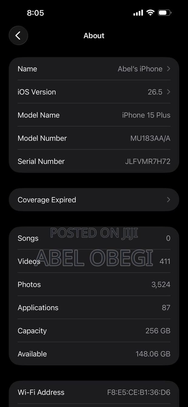 Apple iPhone 15 Plus 256 GB Black - thumbnail 6