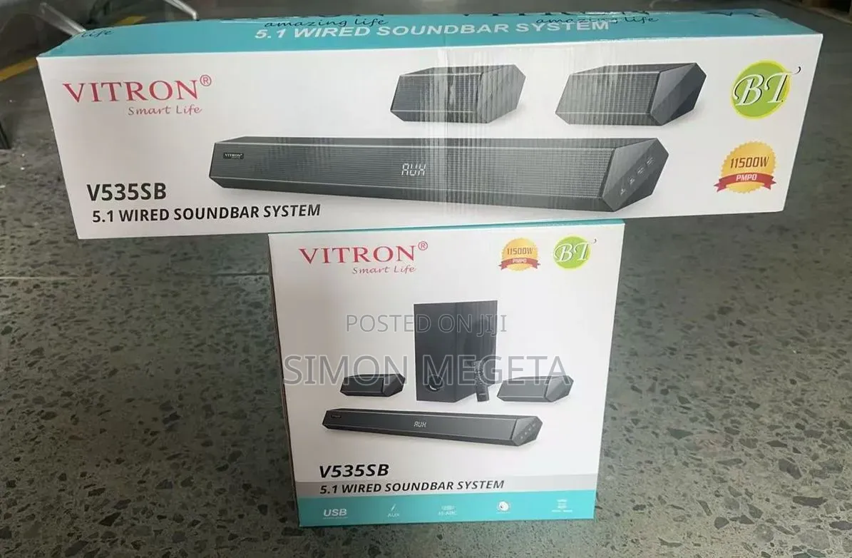 Wired V Sound Bar Vitron Sound Bar. 5.1ch.