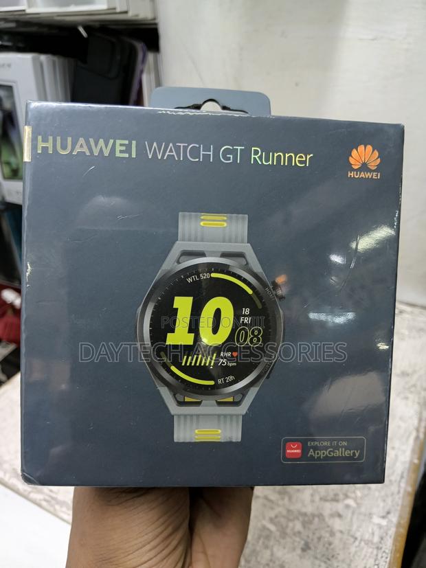 Huawei Gt Runner 46mm Smartwatch - Gray - thumbnail 2