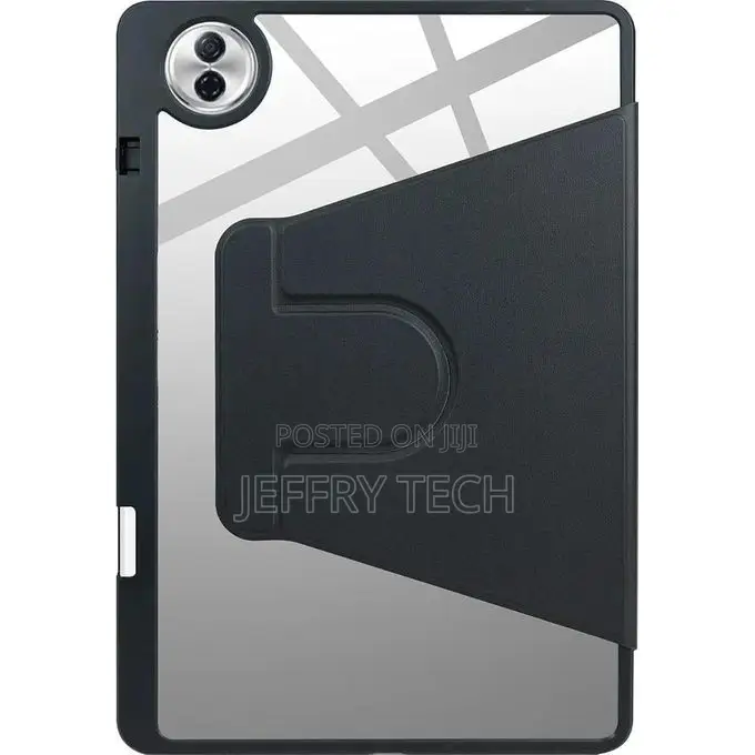 Honor Pad 10 Case, Pu Leather Case + Clear Acrylic for Rotating Stand