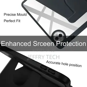 Honor Pad 10 Case, Pu Leather Case + Clear Acrylic for Rotating Stand