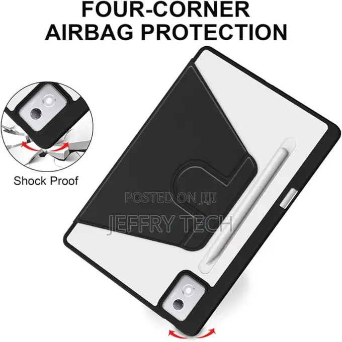 Lenovo Idea Tab Pro 12.7-Inch 2025, Acrylic Hard Pc Stand Cover With P