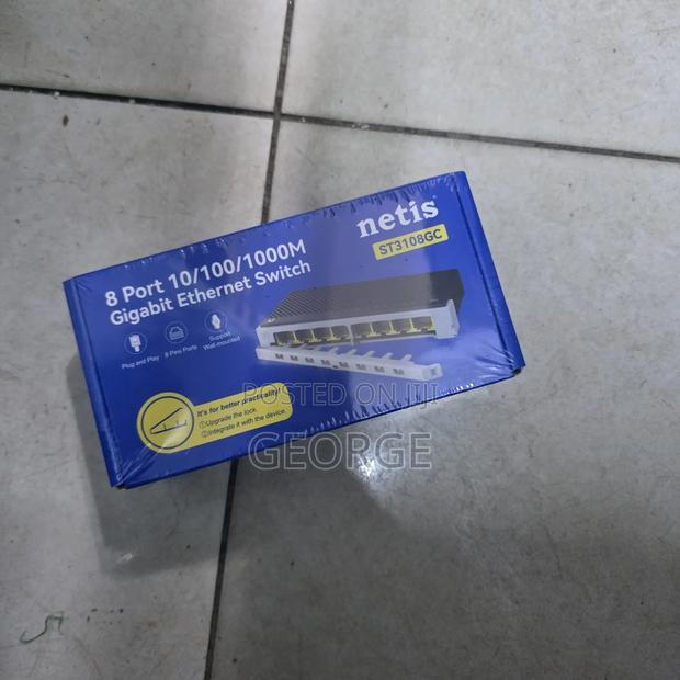 Netis Gigabit Lan Switch 8 Ports St3108gc Reliable Network Solution