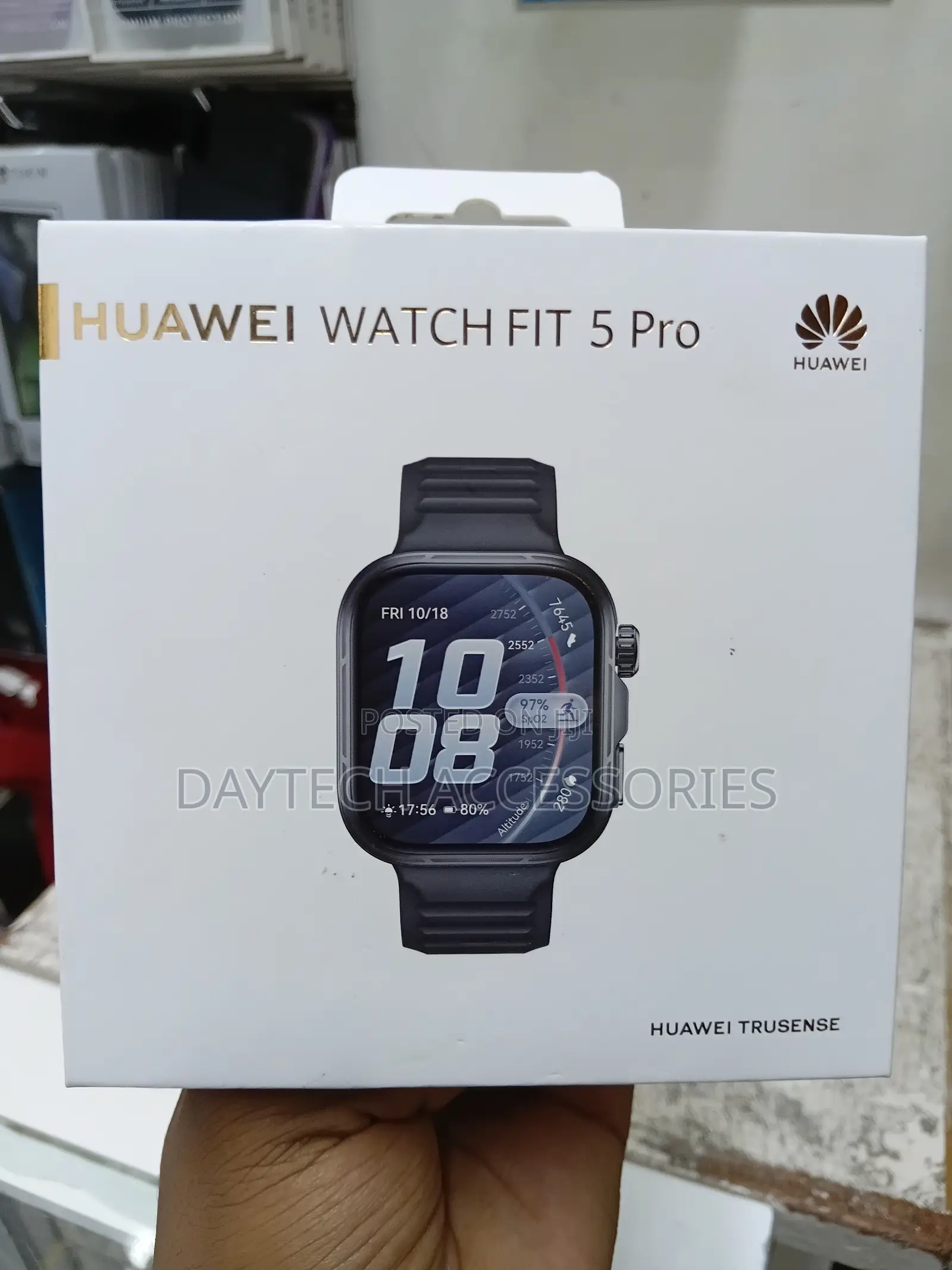 Huawei Watch Fit 5 Pro Smart Watch, Gps, Ecg, 1.92" Amoled