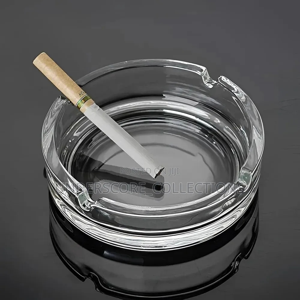 Crystal Clear Glass Ashtray