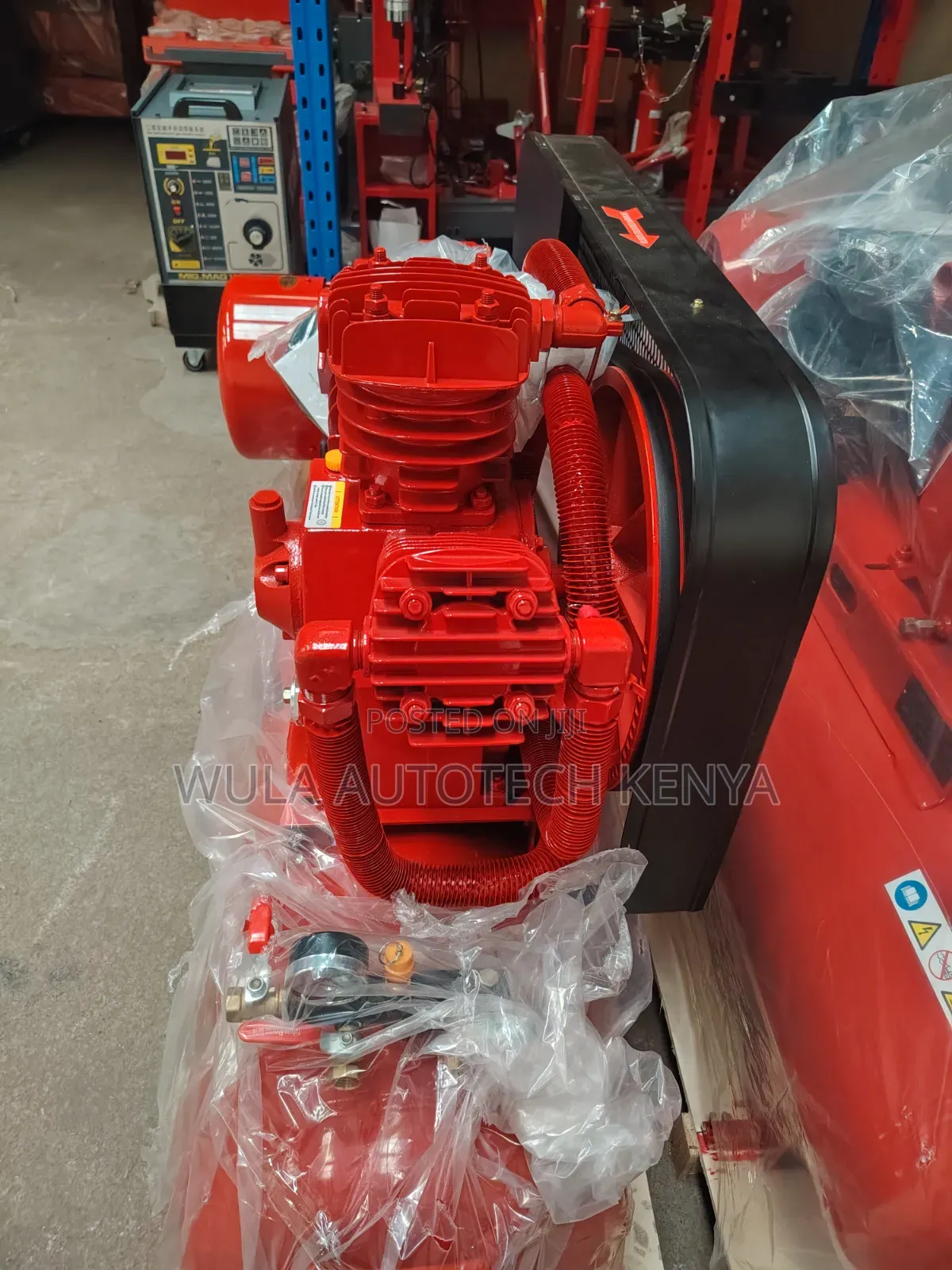 Tyre Inflation and Wheel Service 200l Air Compressor Machine Sunshine