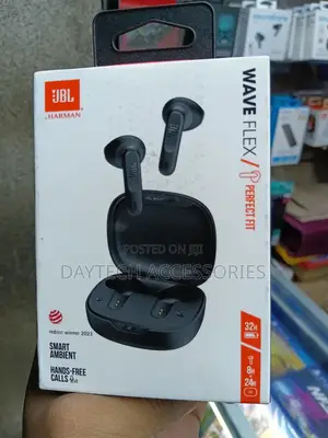 These Are JBL Wave Buds True Wireless Earbuds in Black.
