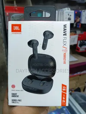 These Are JBL Wave Buds True Wireless Earbuds in Black.