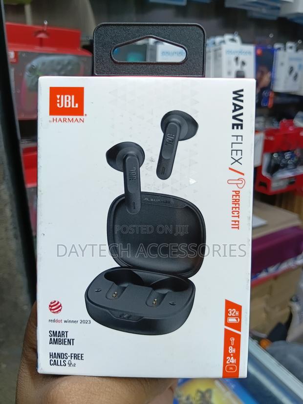 These Are JBL Wave Buds True Wireless Earbuds in Black. - thumbnail 3
