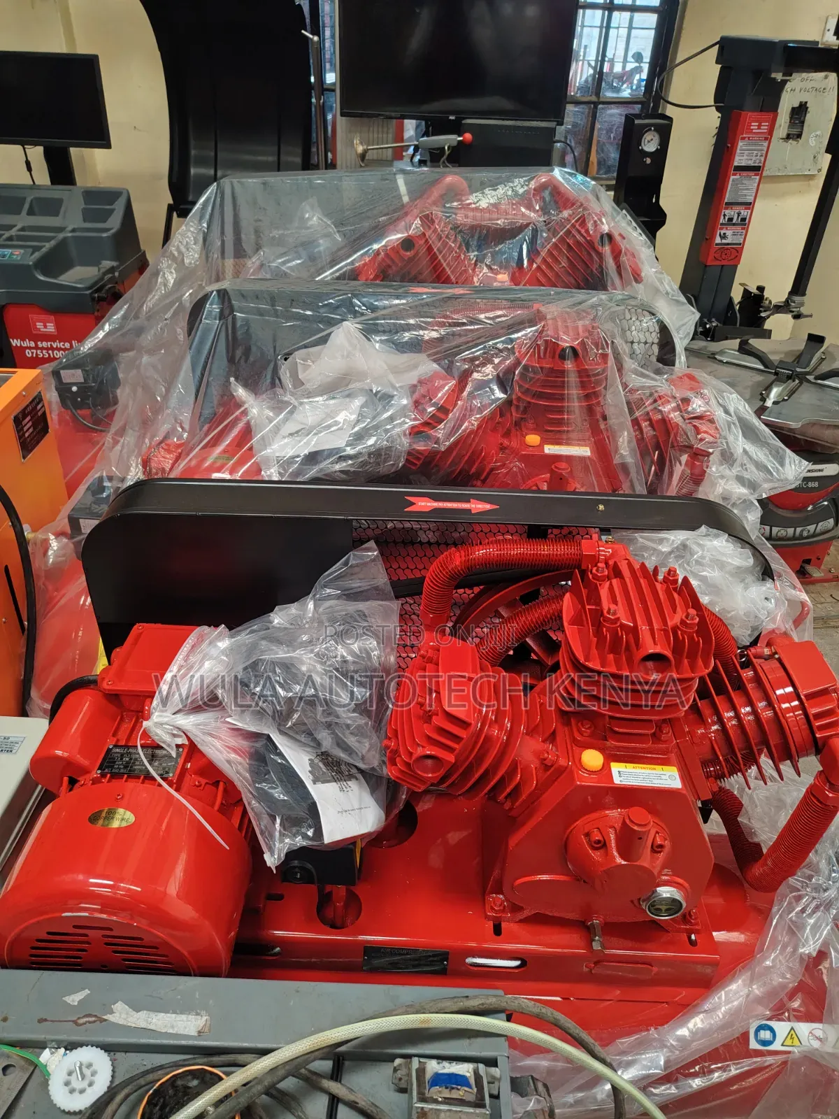 Spray Painting and Paint Booths Commercial 200l Air Compressor Wula