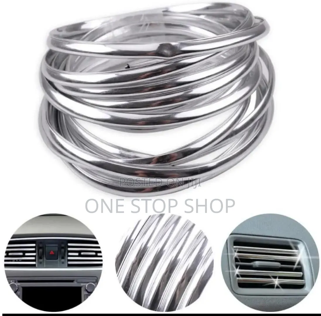 U_ Shaped Flexible Chrome Trim Door Molding