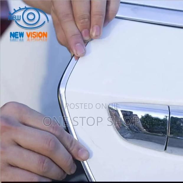 U_ Shaped Flexible Chrome Trim Door Molding - thumbnail 2