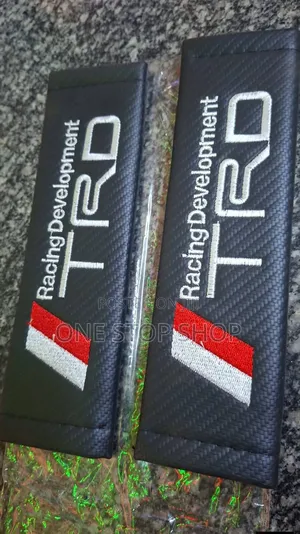 TRD Wrap Around With Hook Loop Seat Belt Shoulder Pads