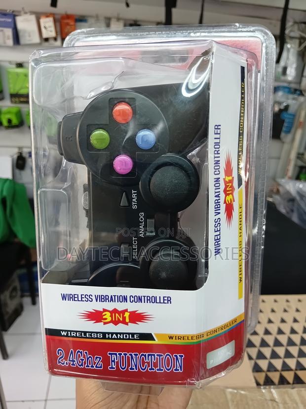 Pc/Ps1/Ps2/Ps3/Pc360/Tv/Tv Box/Android/Win10 6 in 1 Wireless Game Pad. - thumbnail 2