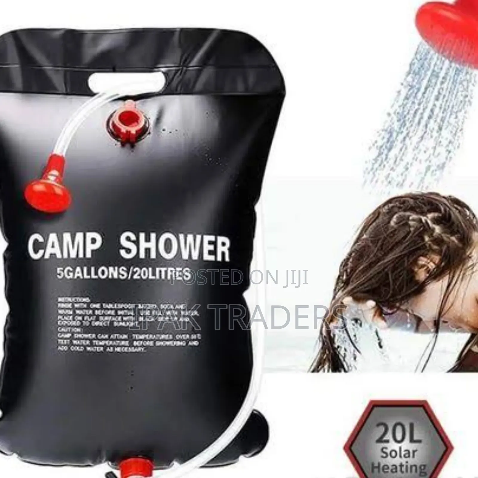 Shower Bag 20ltrs/5 Gallons.Perfect for Camping and Outdoor