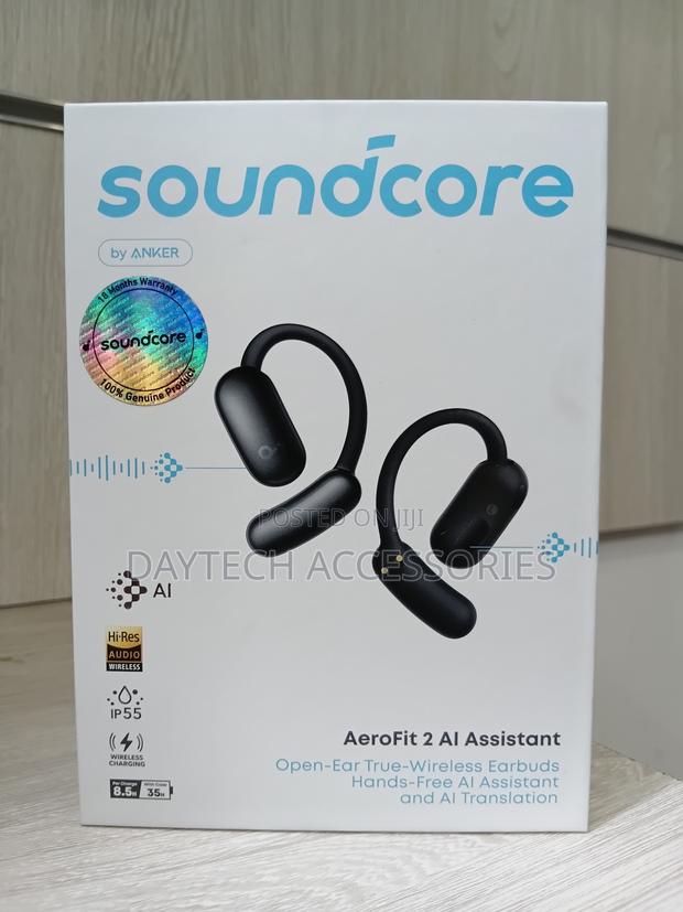 Anker Soundcore Aerofit 2 Adjustable Open-Ear Wireless Earbuds - thumbnail 2