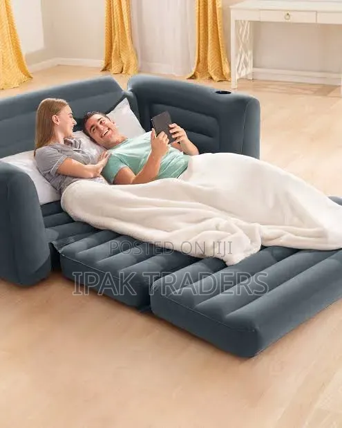 3 Seater Intex Inflatable Pull-Out Sofa Plus Free Pump