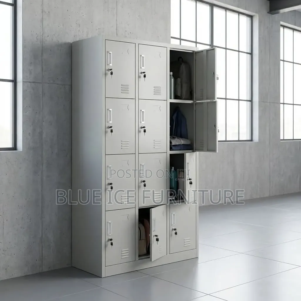 Office Cabinet With 12lockable Door