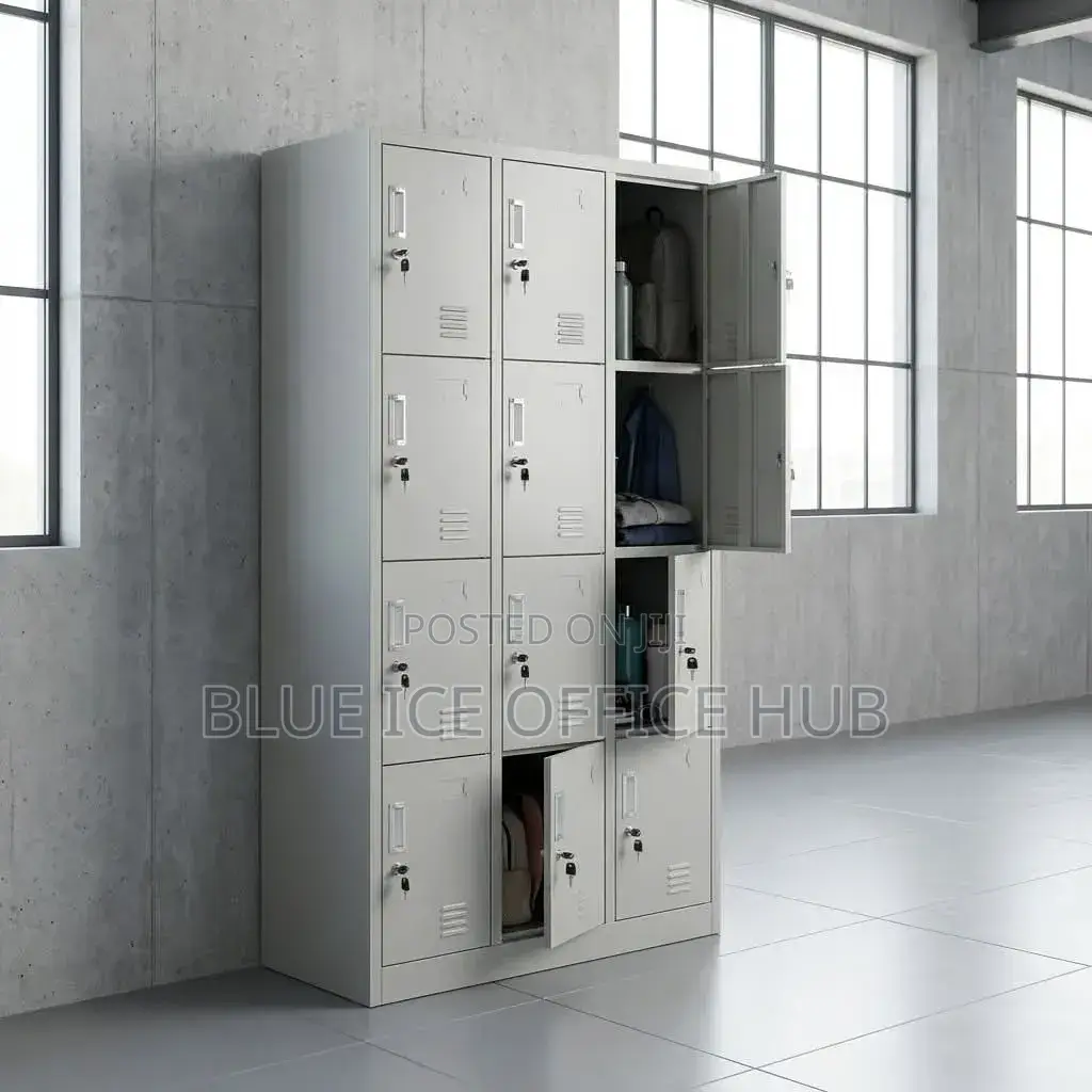Office Cabinet With 12lockable Door