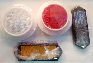 2pc Safety Reflectors in Square or Rectangular in Colors