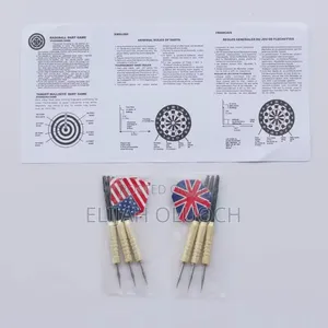 18 Inches Double Sided Flocked Iron Numbers Dart Board