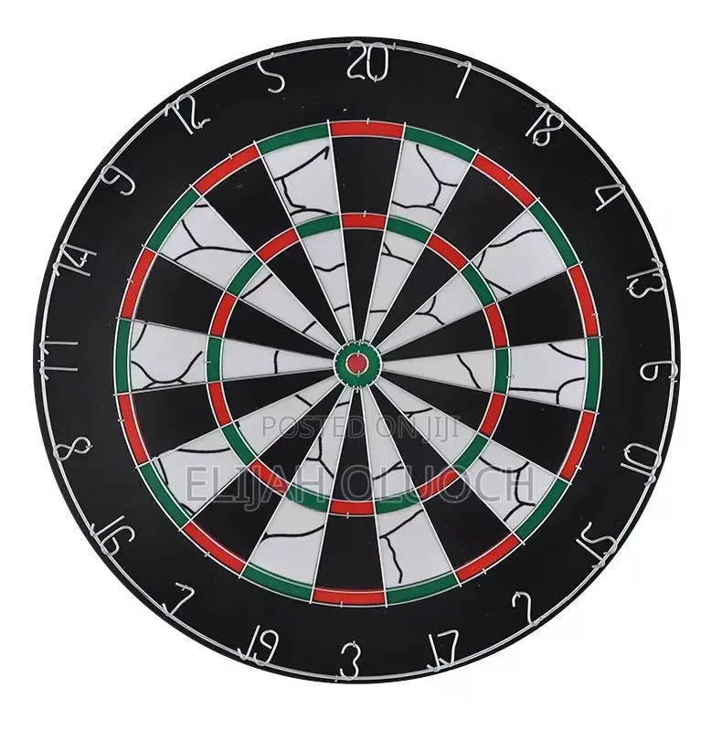 18 Inches Double Sided Flocked Iron Numbers Dart Board