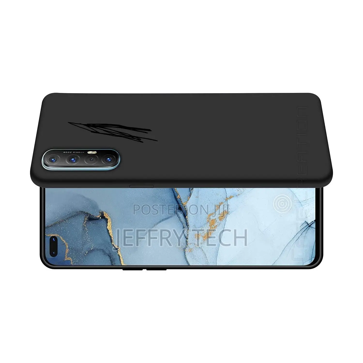 Mobile Back Cover for Oppo Reno 3 Pro (Smooth Silicone|Cameraprotectio