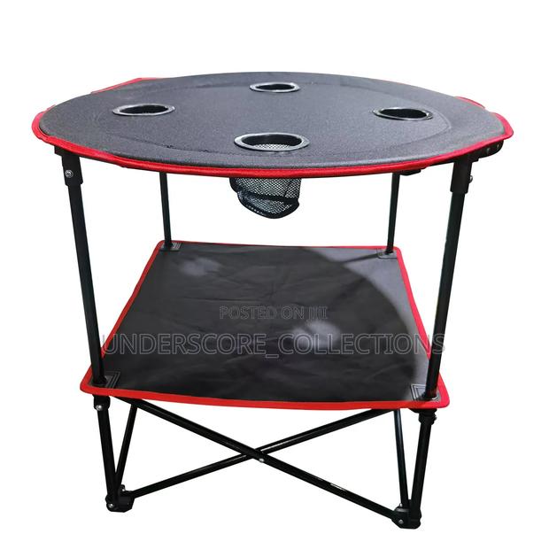 Round Portable Camping Tables - main view