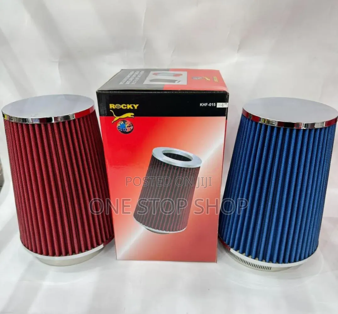 Reusable Long Cone Air Filters in Reed or Blue