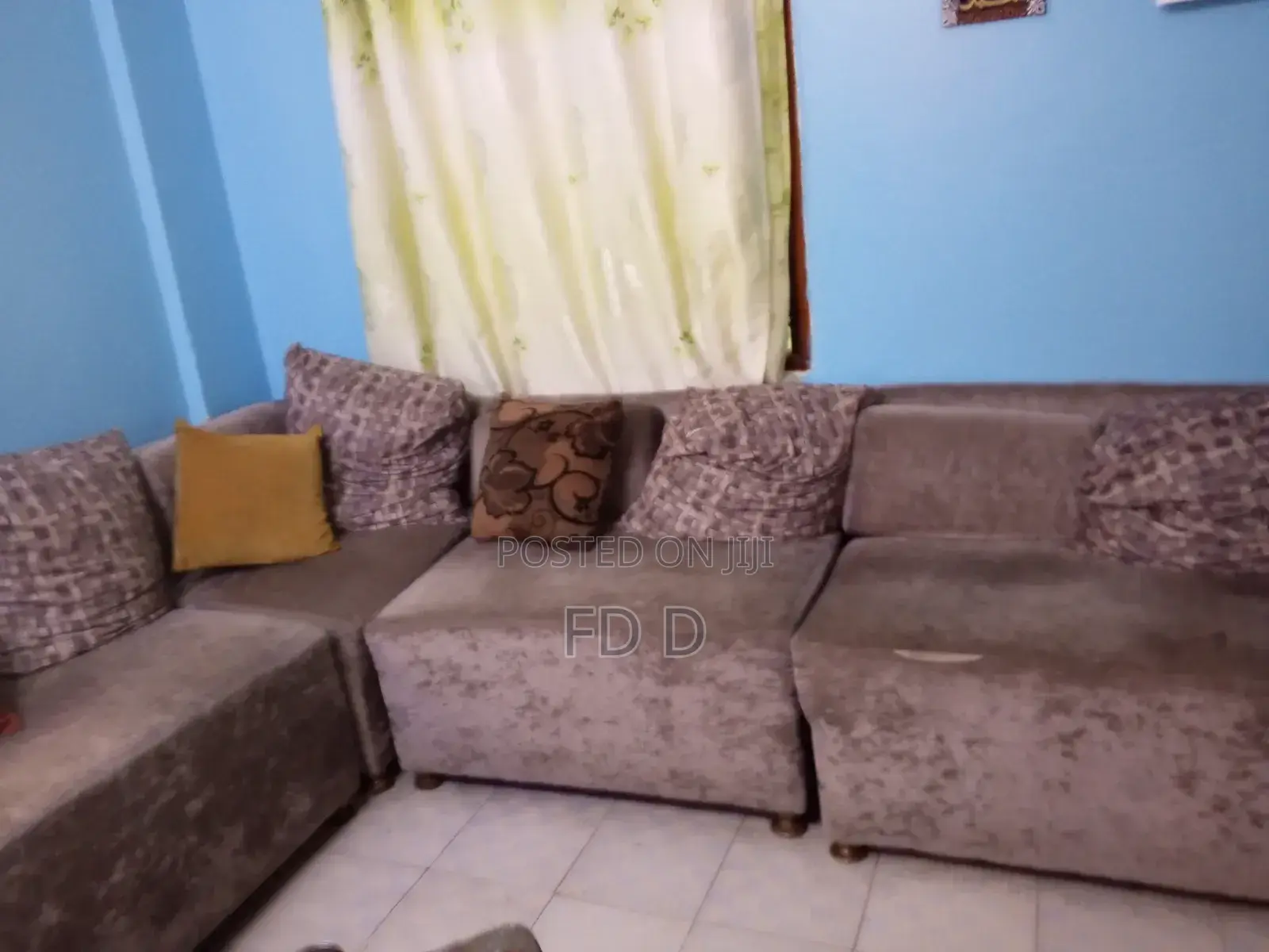 7 Seater Sofa Brown
