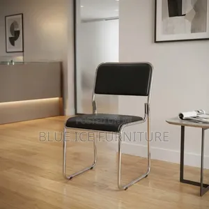 Armless Leather Visitors Chairs