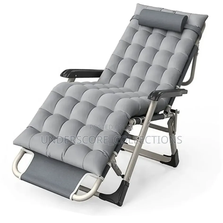 2 In 1 Foldable Chair Bed With Cushion